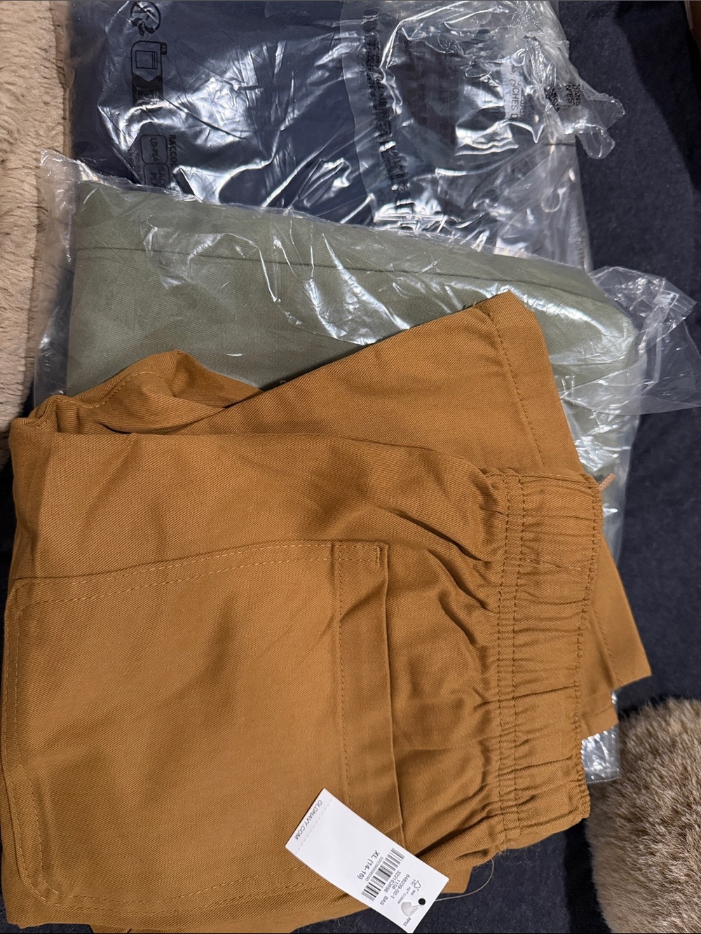 3 pairs of Old navy boys straight pull on chinos